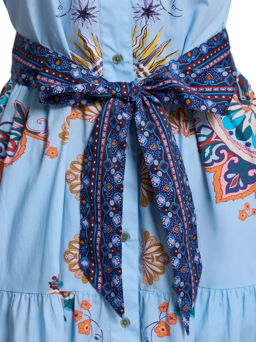 Robert Graham Women's Pia Pia Paisley Tie-Waist Midi Shirtdress | Thumbnail 6 Robert Graham Women's Pia Pia Paisley Tie-Waist Midi Shirtdress | Thumbnail 6
