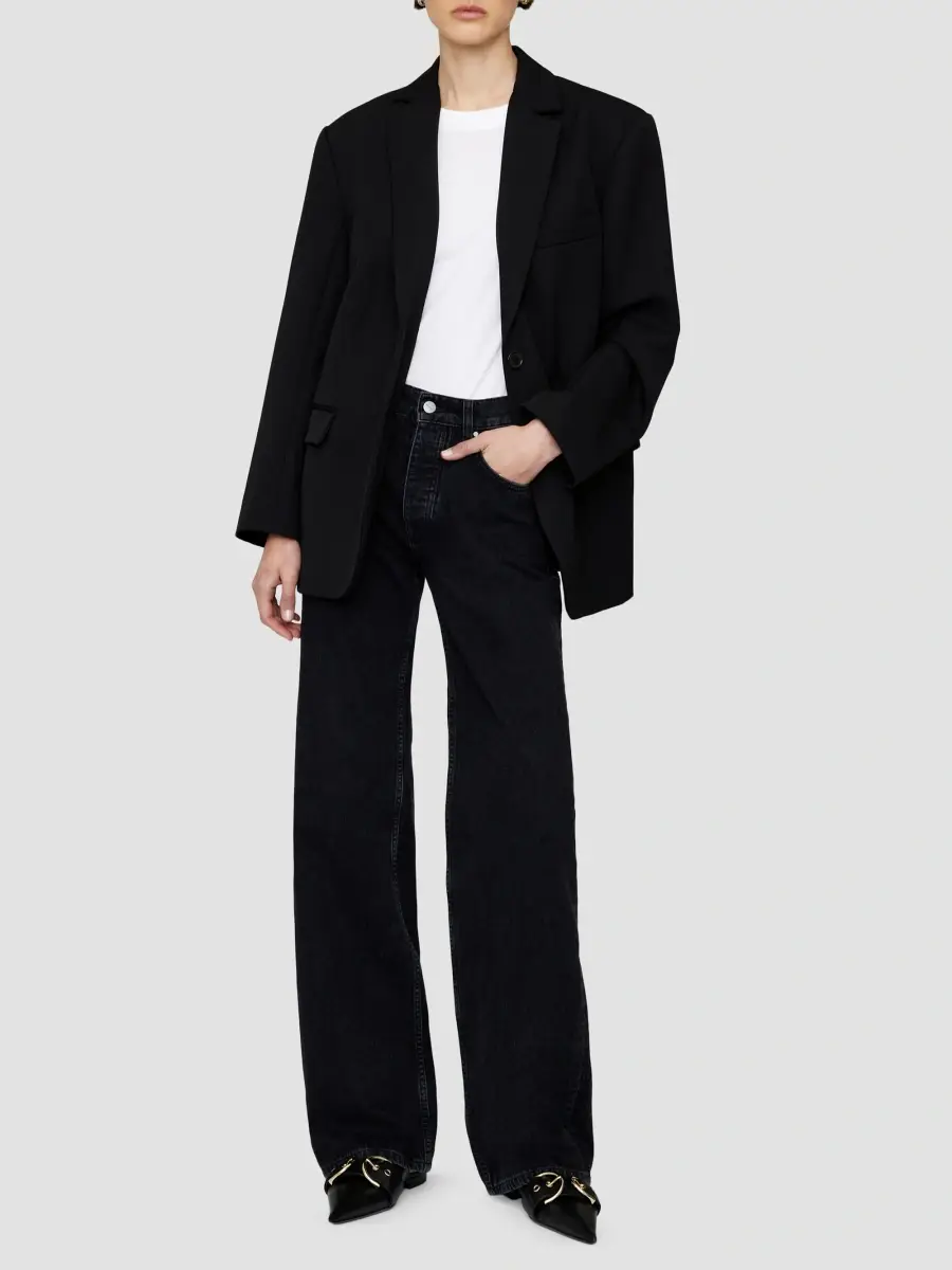 Anine Bing Women's Hugh Wide-Leg Jeans | Thumbnail 2 Anine Bing Women's Hugh Wide-Leg Jeans | Thumbnail 2