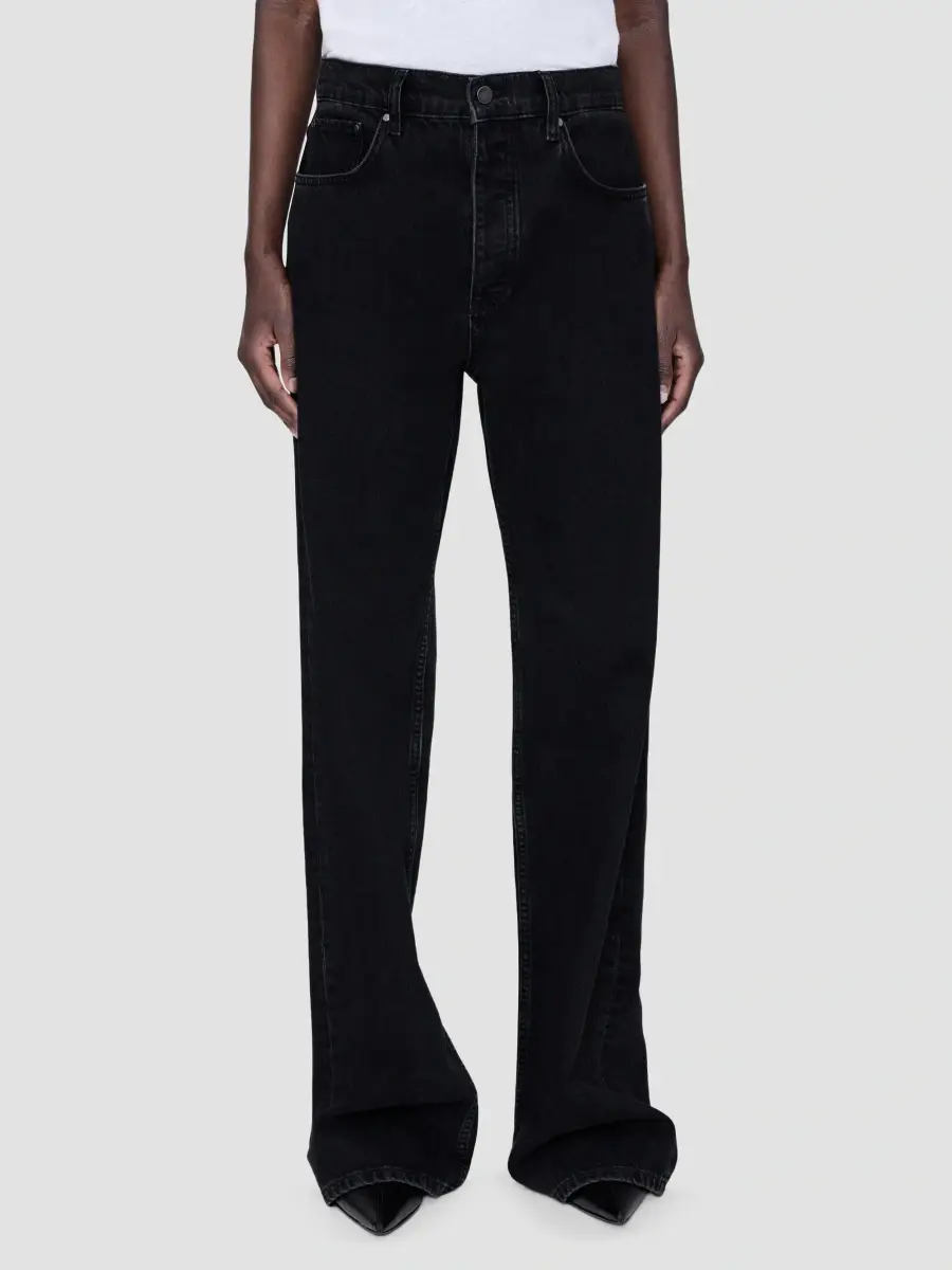 Anine Bing Women's Hugh Wide-Leg Jeans | Thumbnail 4 Anine Bing Women's Hugh Wide-Leg Jeans | Thumbnail 4