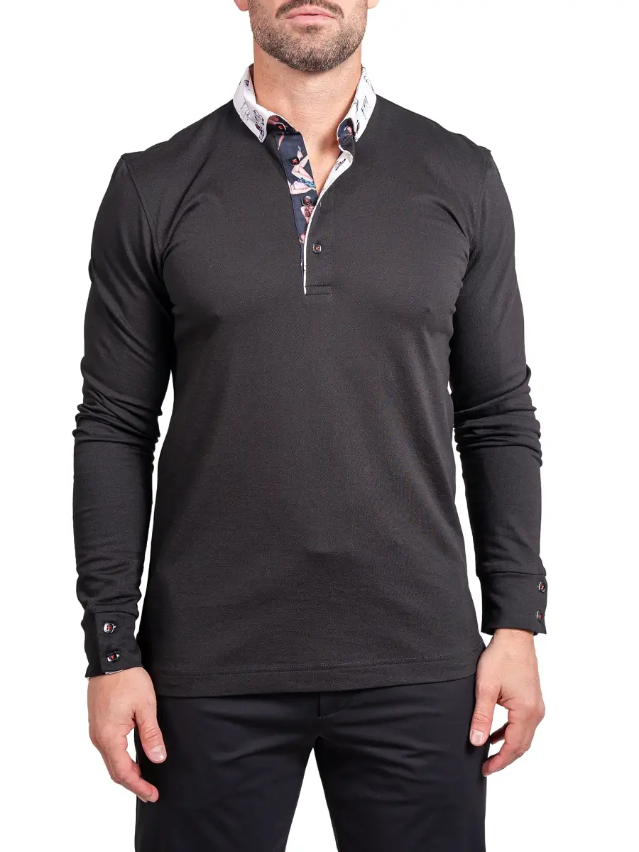 Maceoo Men's Newton Ascension Polo Shirt | Thumbnail 2 Maceoo Men's Newton Ascension Polo Shirt | Thumbnail 2