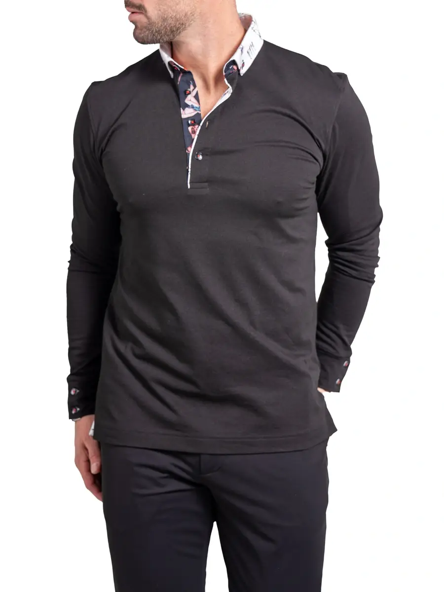 Maceoo Men's Newton Ascension Polo Shirt | Thumbnail 3 Maceoo Men's Newton Ascension Polo Shirt | Thumbnail 3