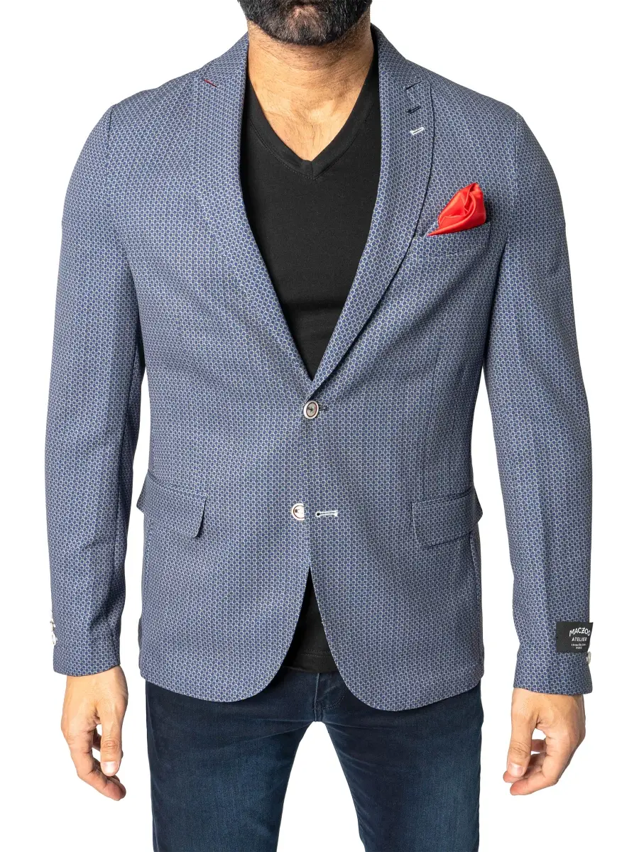 Maceoo Men's Unconstructed Descartes Blazer | Thumbnail 2 Maceoo Men's Unconstructed Descartes Blazer | Thumbnail 2