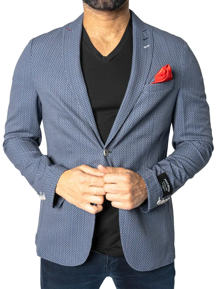 Maceoo Men's Unconstructed Descartes Blazer | Thumbnail 5 Maceoo Men's Unconstructed Descartes Blazer | Thumbnail 5