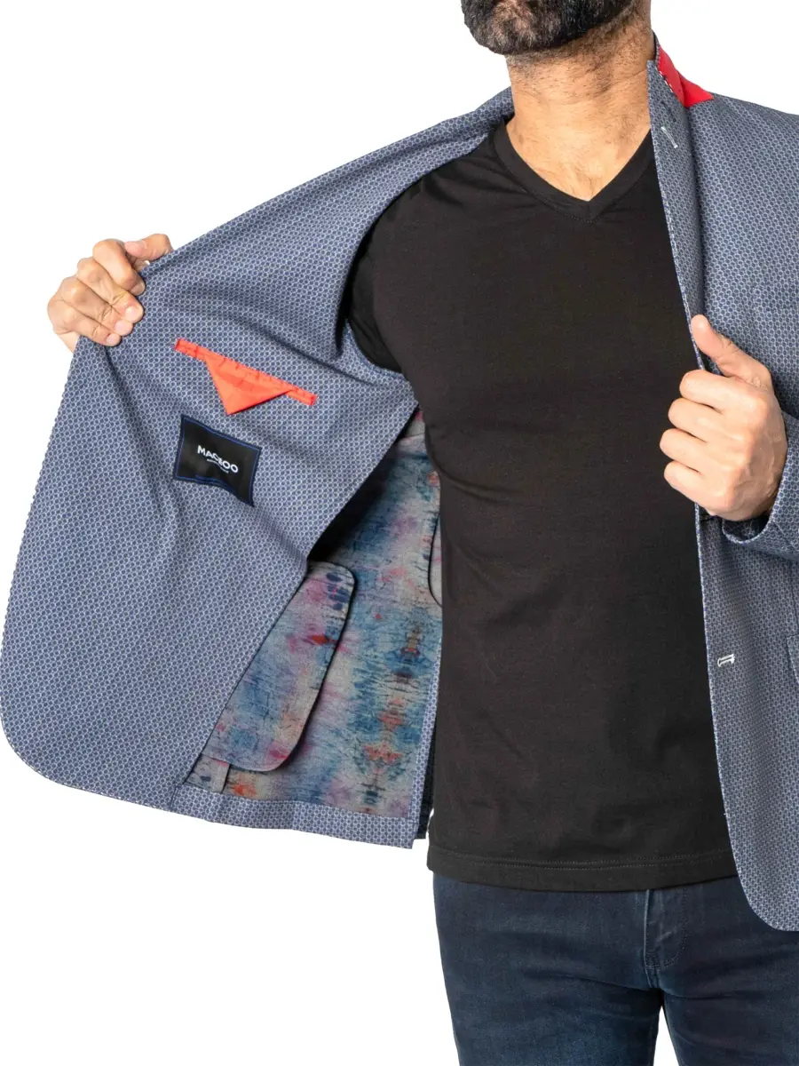 Maceoo Men's Unconstructed Descartes Blazer | Thumbnail 7 Maceoo Men's Unconstructed Descartes Blazer | Thumbnail 7