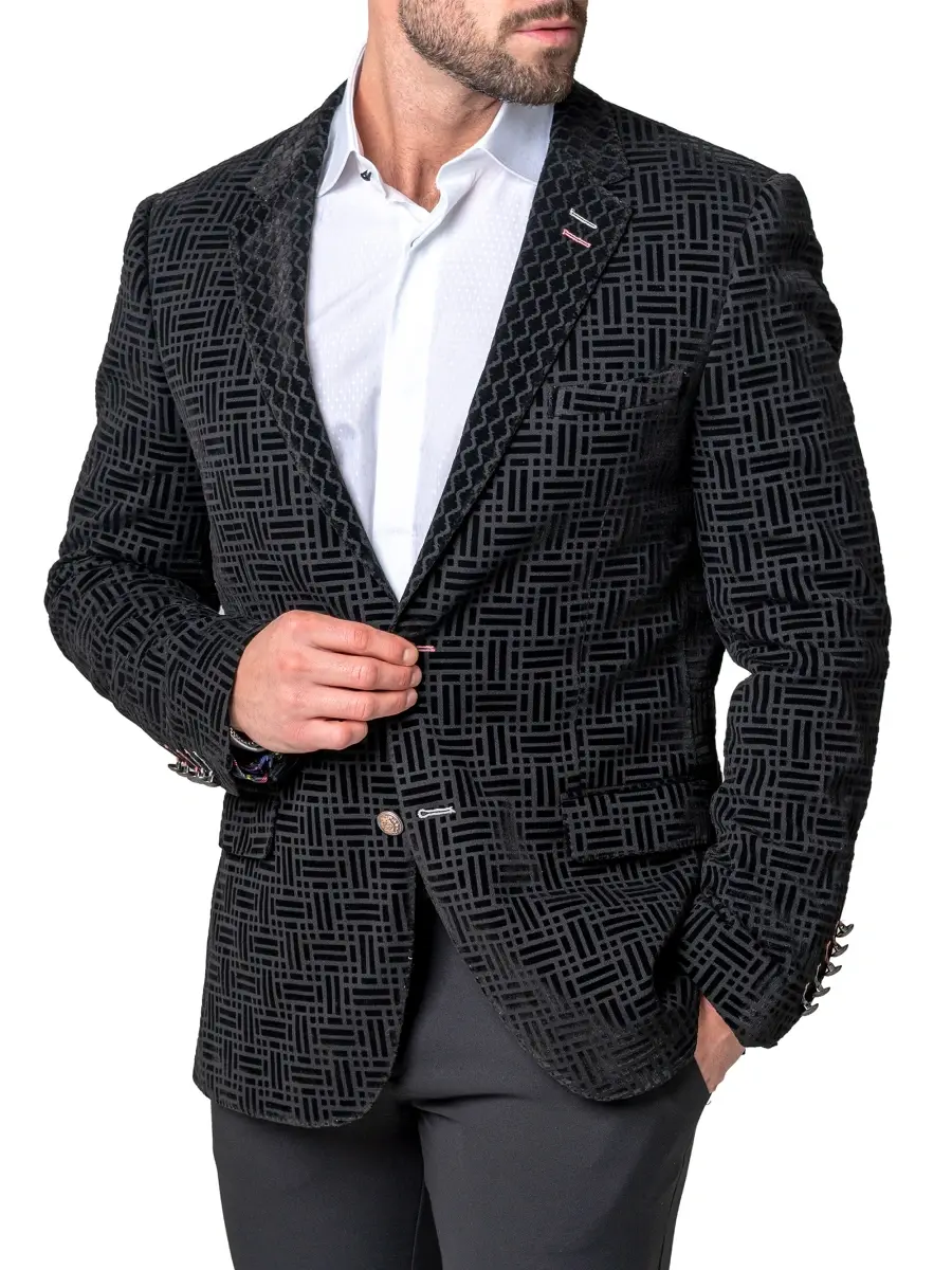 Maceoo Men's Blazer Socrates Shw | Thumbnail 3 Maceoo Men's Blazer Socrates Shw | Thumbnail 3