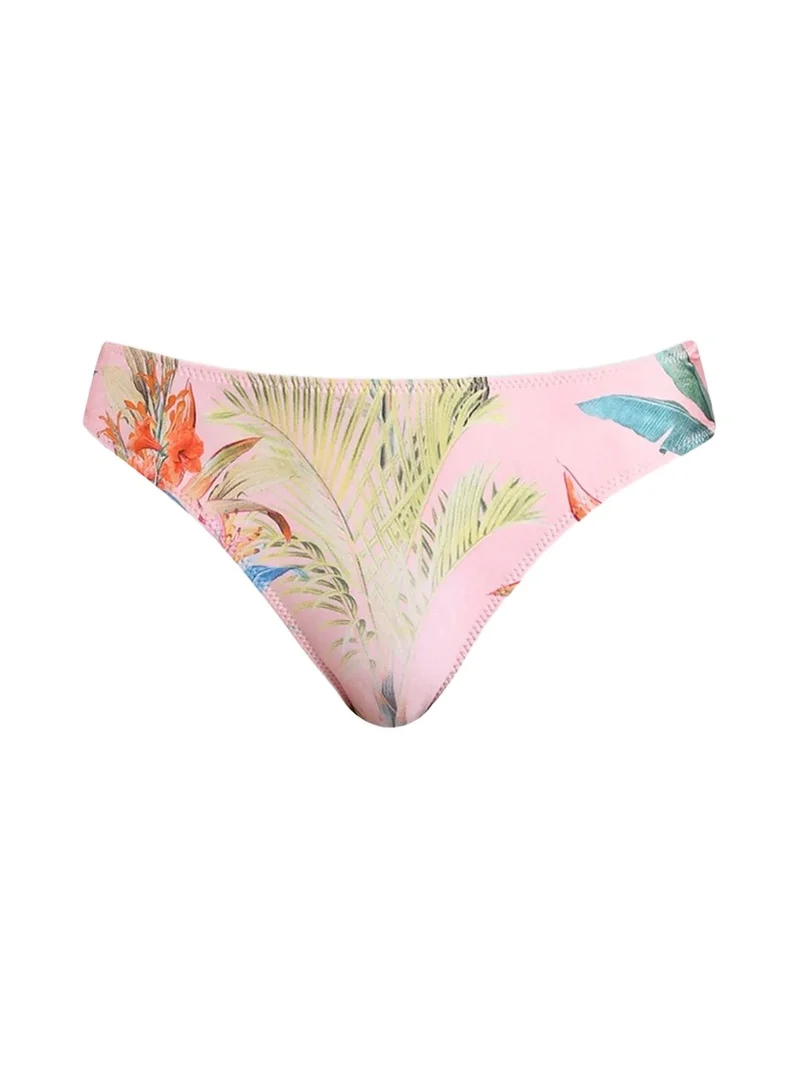 L'Agence Women's Nicole Colorful Palm Bikini Bottom