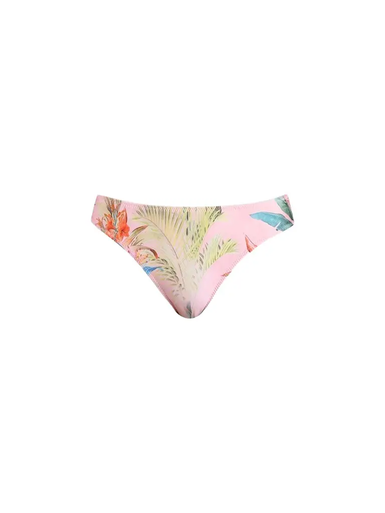 L'Agence Women's Nicole Colorful Palm Bikini Bottom