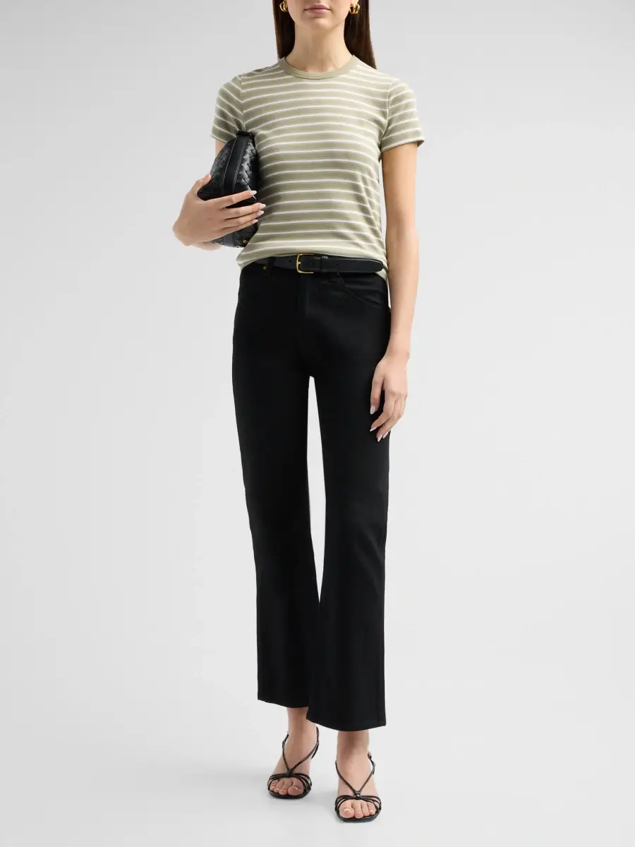 Vince Women's Striped Cotton-Blend T-Shirt | Thumbnail 2 Vince Women's Striped Cotton-Blend T-Shirt | Thumbnail 2