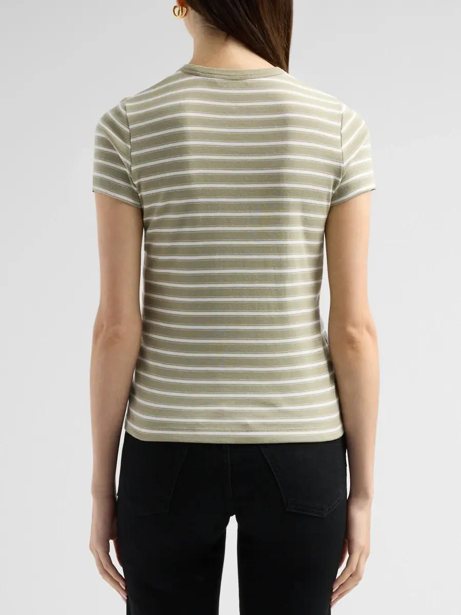 Vince Women's Striped Cotton-Blend T-Shirt | Thumbnail 3 Vince Women's Striped Cotton-Blend T-Shirt | Thumbnail 3