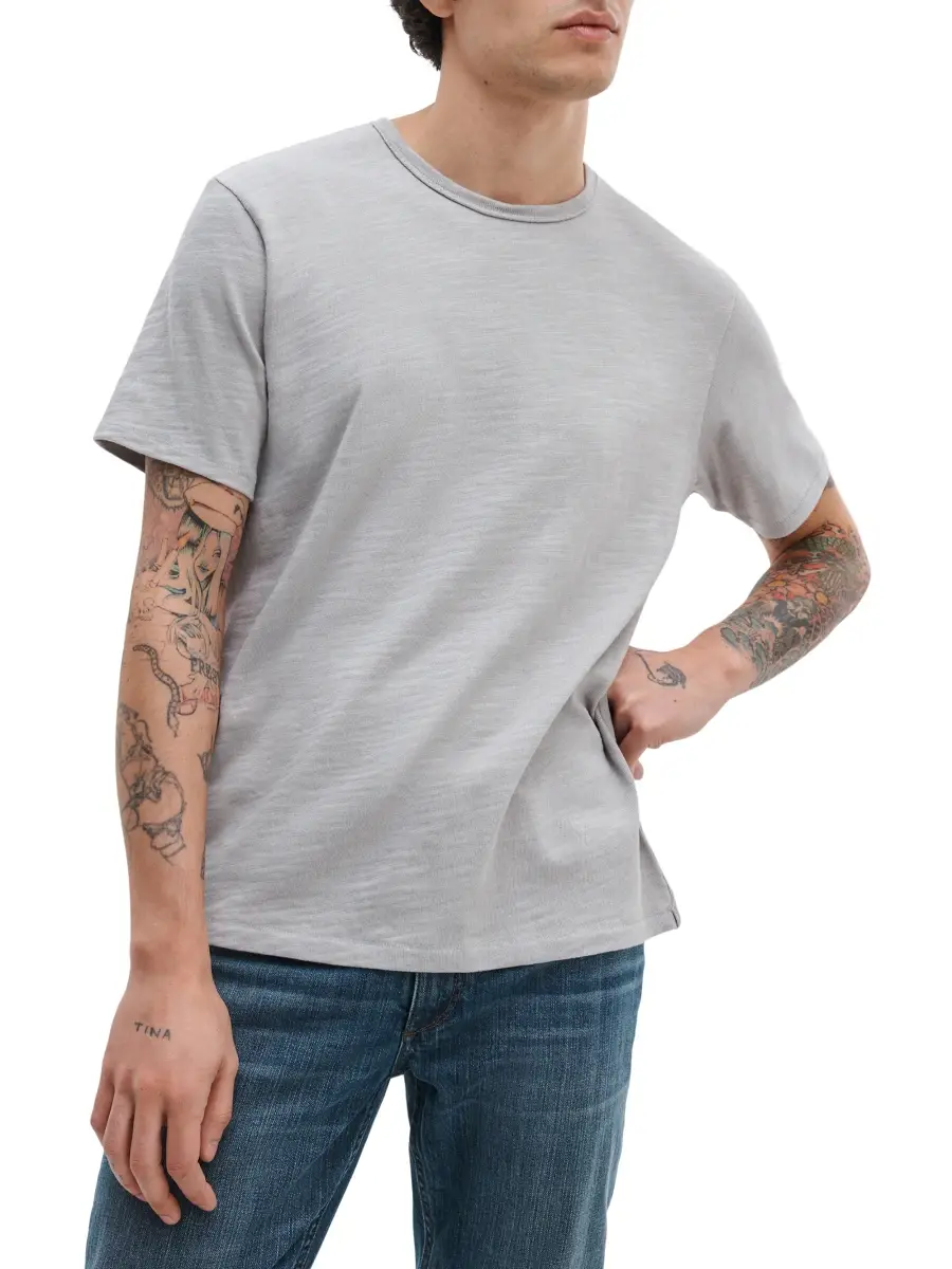 rag & bone Men's Flame Cotton T-Shirt | Thumbnail 3 rag & bone Men's Flame Cotton T-Shirt | Thumbnail 3