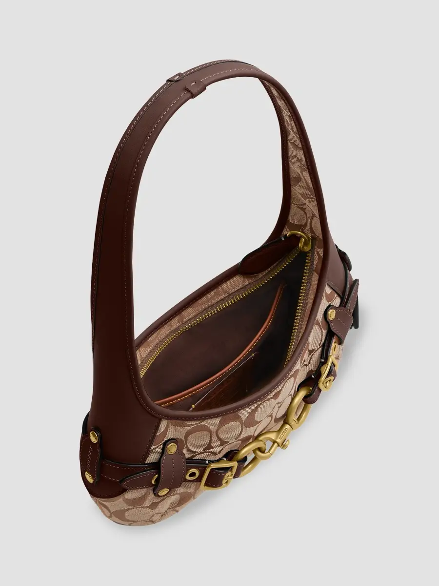 Coach Women's Ergo Belted Monogram Canvas Shoulder Bag 26 | Thumbnail 6 Coach Women's Ergo Belted Monogram Canvas Shoulder Bag 26 | Thumbnail 6