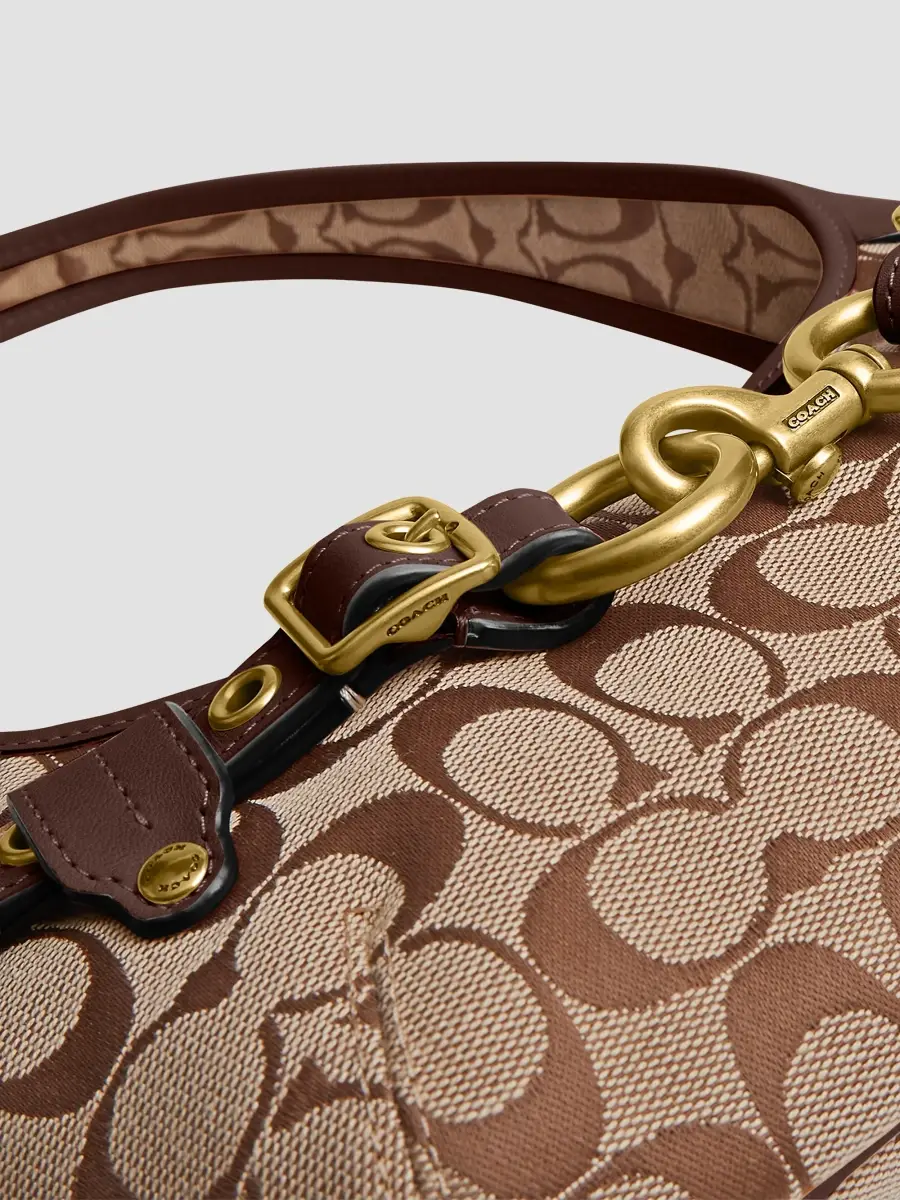 Coach Women's Ergo Belted Monogram Canvas Shoulder Bag 26 | Thumbnail 8 Coach Women's Ergo Belted Monogram Canvas Shoulder Bag 26 | Thumbnail 8
