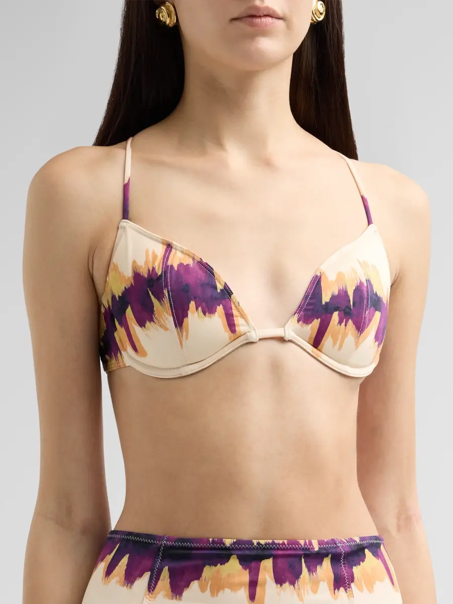 Ulla Johnson Women's Floria Tie Bikini Top | Thumbnail 4 Ulla Johnson Women's Floria Tie Bikini Top | Thumbnail 4