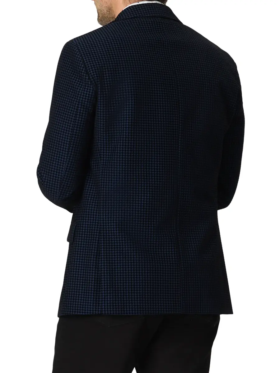 Robert Graham Men's Somerton Houndstooth Velvet Sport Coat | Thumbnail 3 Robert Graham Men's Somerton Houndstooth Velvet Sport Coat | Thumbnail 3