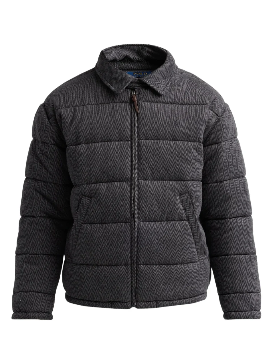 Men's Herringbone Quilted Double-Knit Jersey Jacket