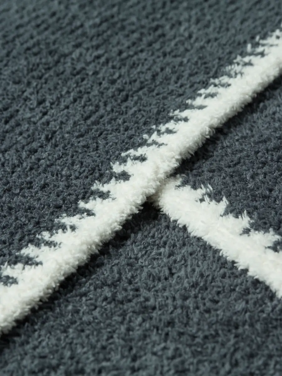 Barefoot Dreams CozyChic Rib-Knit Blanket Stitch Throw Blanket | Thumbnail 4 Barefoot Dreams CozyChic Rib-Knit Blanket Stitch Throw Blanket | Thumbnail 4