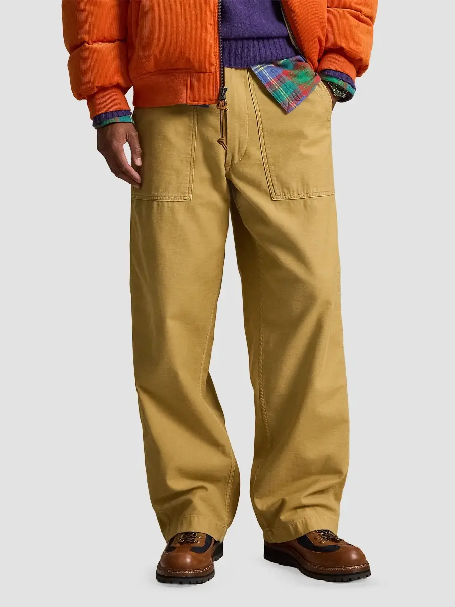 Polo Ralph Lauren Men's Relaxed-Fit Reverse-Sateen Utility Pants | Thumbnail 4 Polo Ralph Lauren Men's Relaxed-Fit Reverse-Sateen Utility Pants | Thumbnail 4