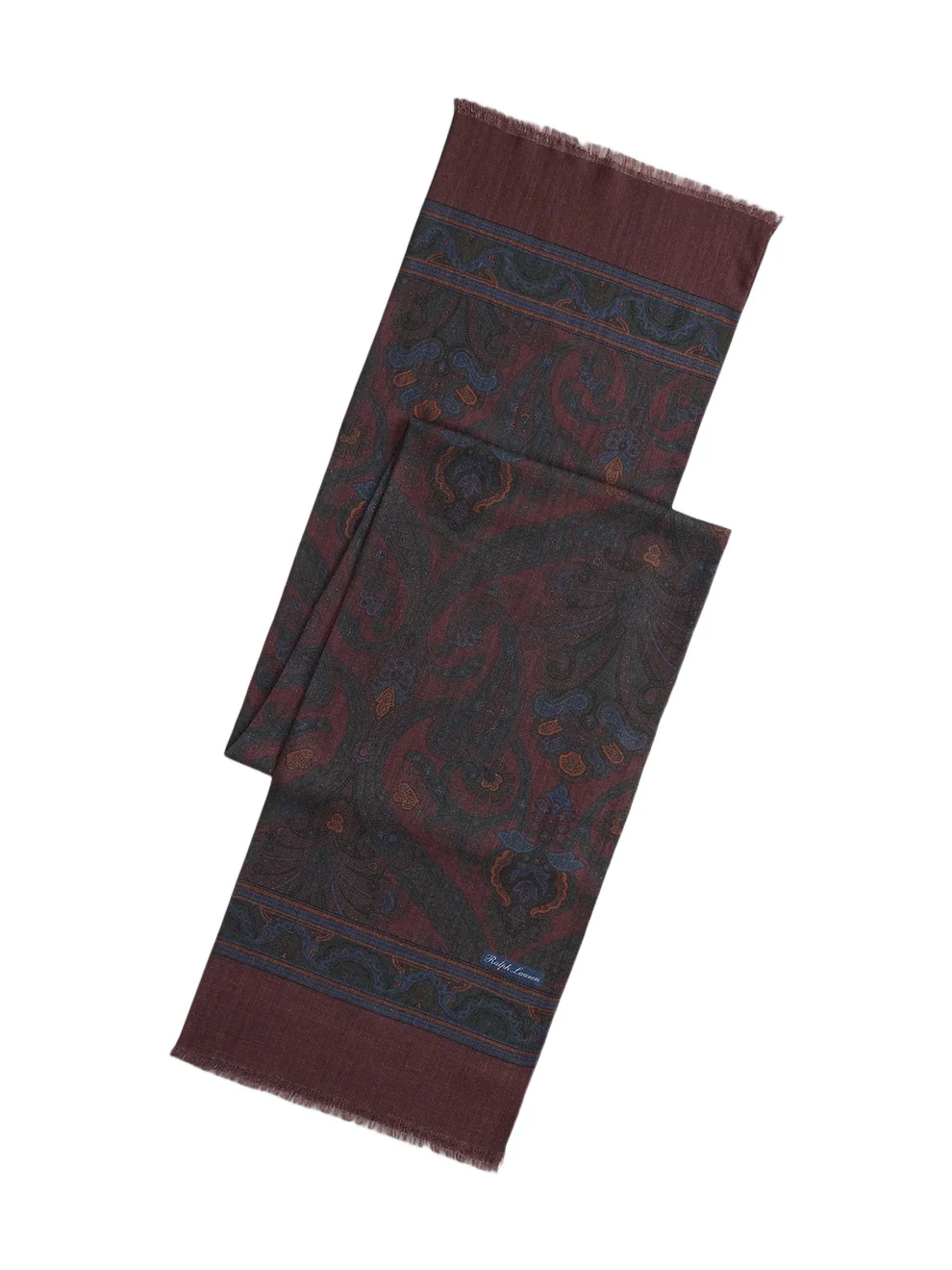 Men's Paisley Cashmere-Silk Scarf