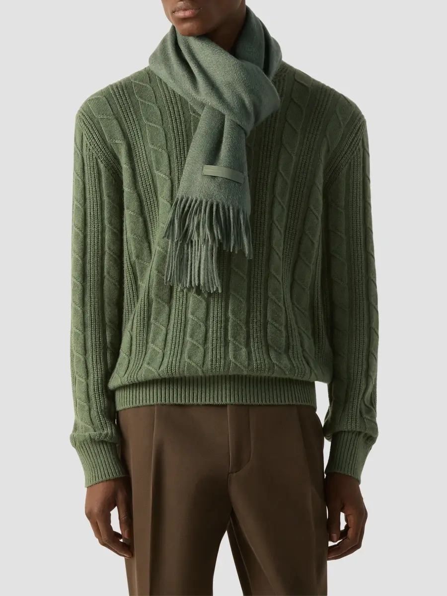 Zegna Men's Oasi Cashmere Scarf | Thumbnail 2