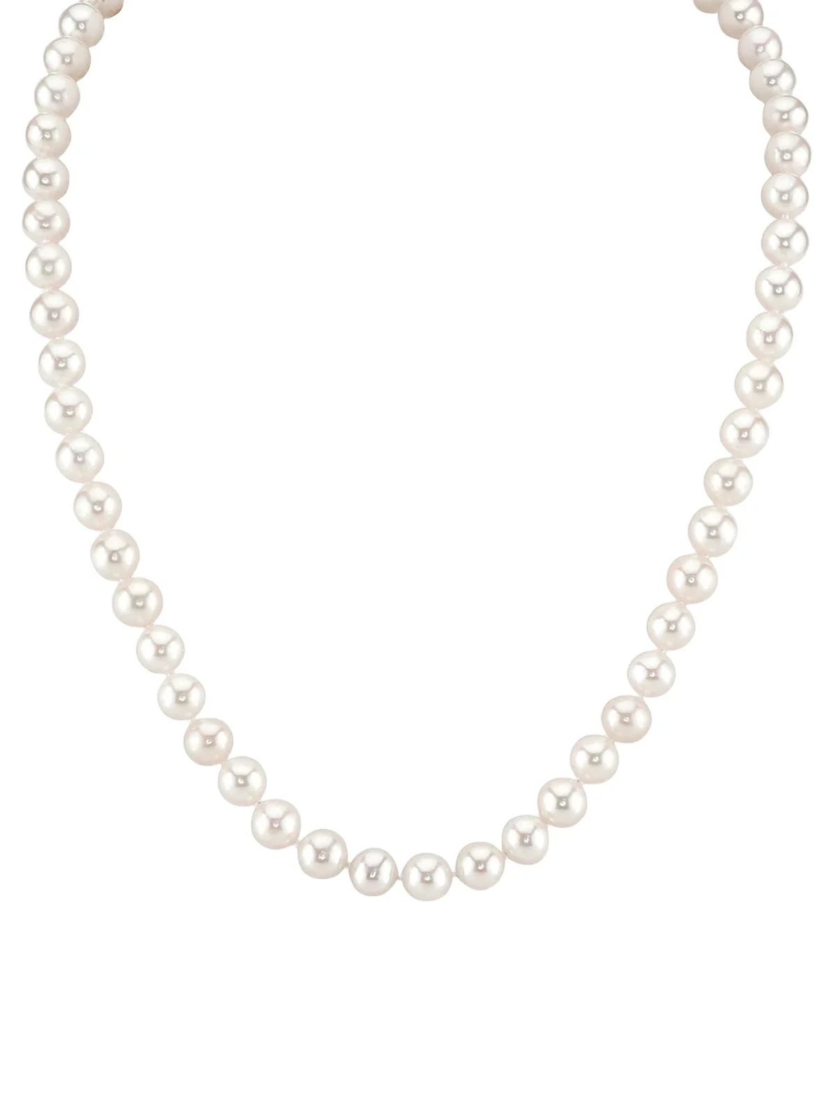 Belpearl Women's 18K White Gold & Regal Akoya Pearl Necklace/9MM-9.5MM