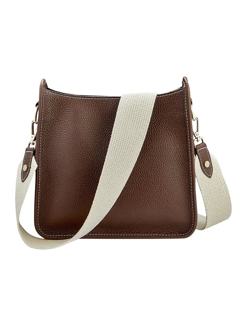 GiGi New York Women's Elle Leather Crossbody Bag