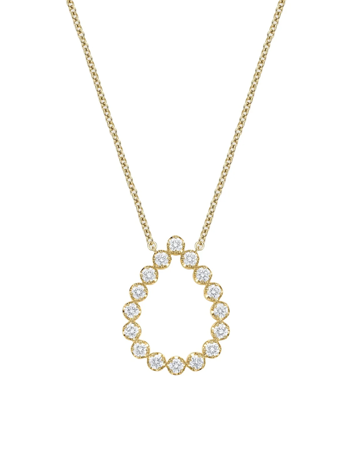 Mémoire Women's Essentials 18K Yellow Gold & 0.44-0.51 TCW Diamond Teardrop Pendant Necklace