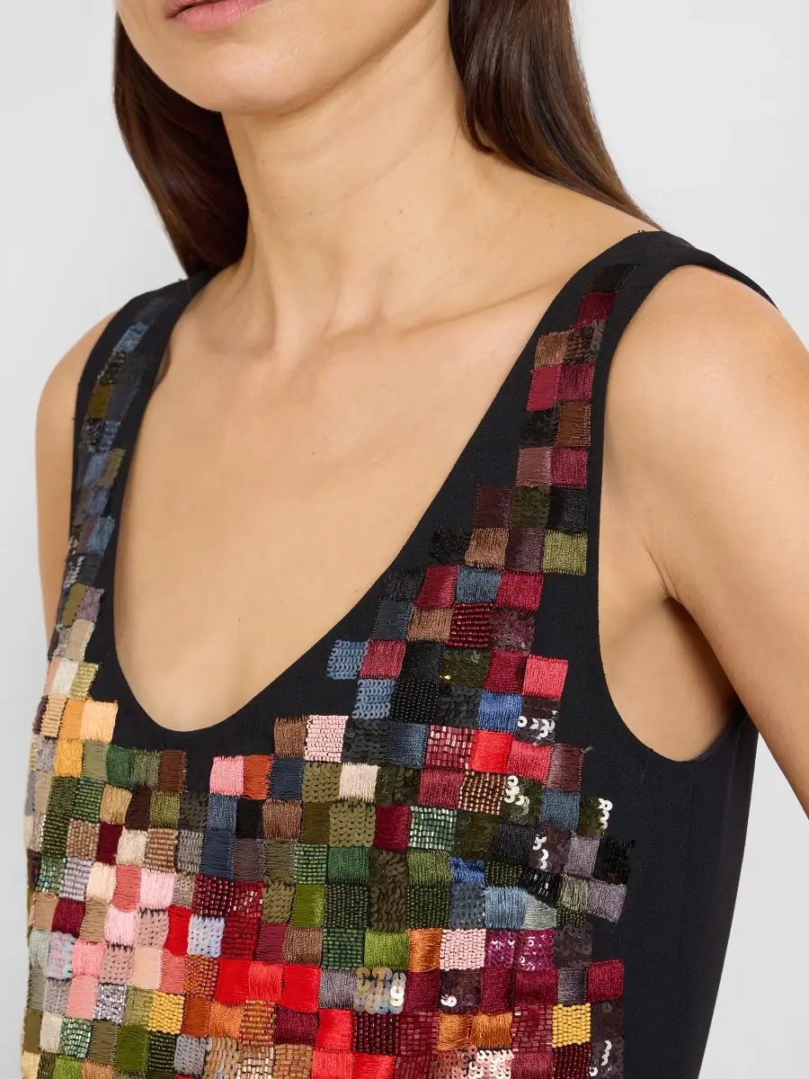 Dries Van Noten Women's Croppy Embellished Cashmere Top | Thumbnail 5 Dries Van Noten Women's Croppy Embellished Cashmere Top | Thumbnail 5