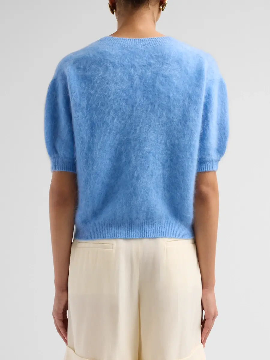 Lisa Yang Women's Juniper Cashmere Crop Sweater | Thumbnail 3 Lisa Yang Women's Juniper Cashmere Crop Sweater | Thumbnail 3