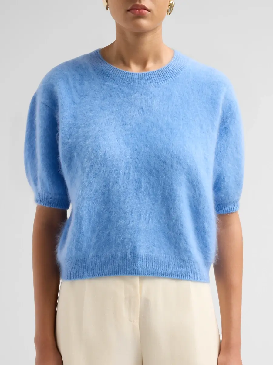 Lisa Yang Women's Juniper Cashmere Crop Sweater | Thumbnail 5 Lisa Yang Women's Juniper Cashmere Crop Sweater | Thumbnail 5