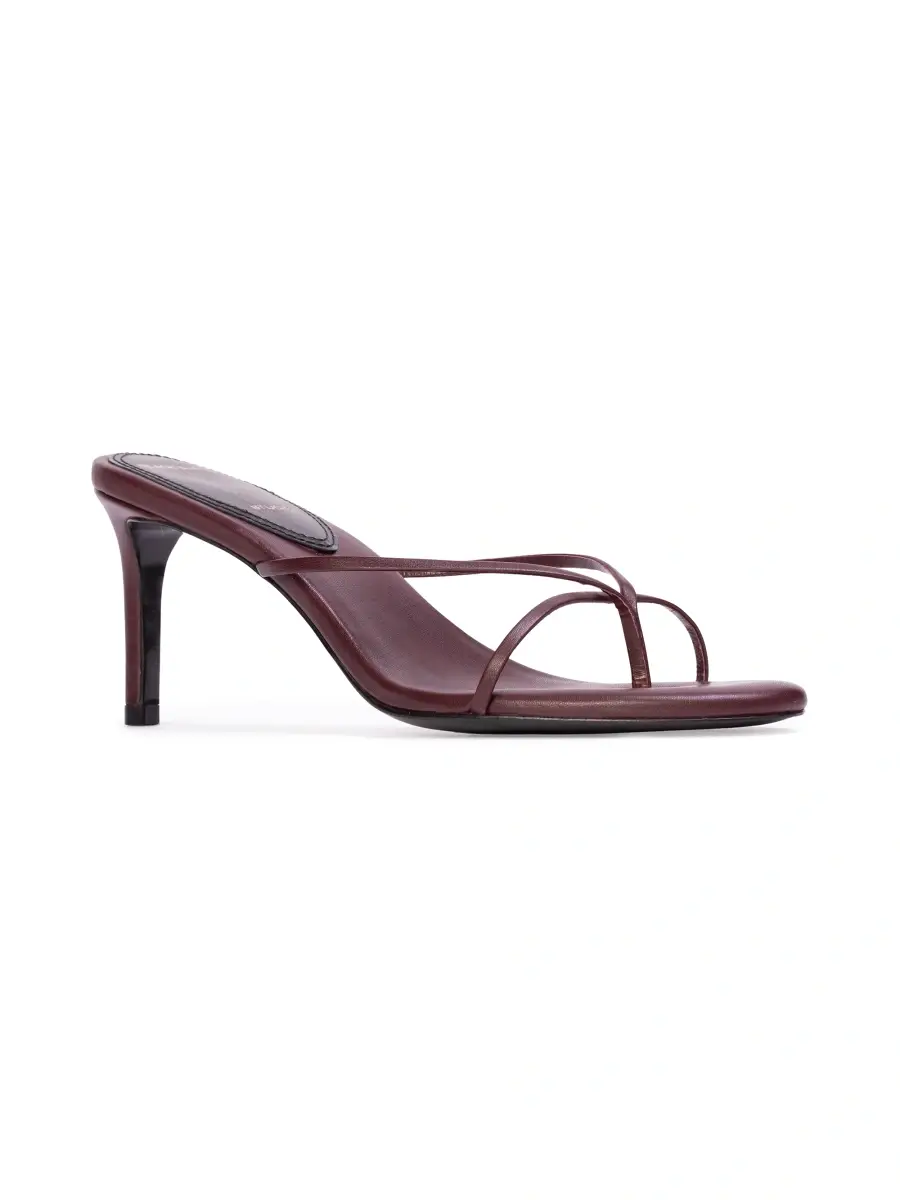 Black Suede Studio Women's Gem 65MM Slip-On Sandals | Thumbnail 2 Black Suede Studio Women's Gem 65MM Slip-On Sandals | Thumbnail 2