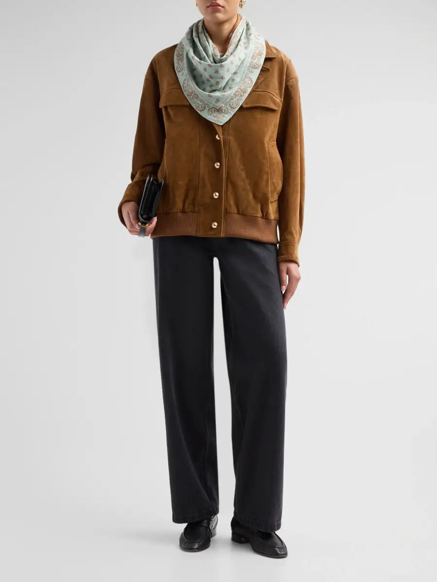 LAMARQUE Women's Aleda Suede Oversized Jacket | Thumbnail 2 LAMARQUE Women's Aleda Suede Oversized Jacket | Thumbnail 2