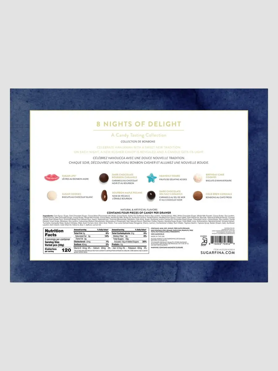 Sugarfina Limited-Edition 8 Nights Of Delight 32-Piece Candy Tasting Collection | Thumbnail 4 Sugarfina Limited-Edition 8 Nights Of Delight 32-Piece Candy Tasting Collection | Thumbnail 4