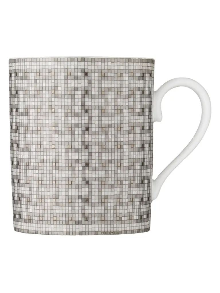 La Table Hermes Mosaïque Au 24 Platinum Mug