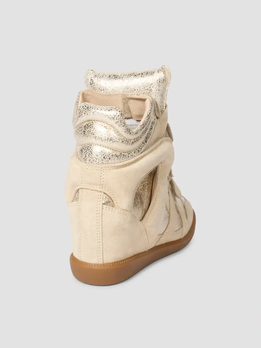 Isabel Marant Women's Bekett Leather High-Top Sneakers | Thumbnail 3