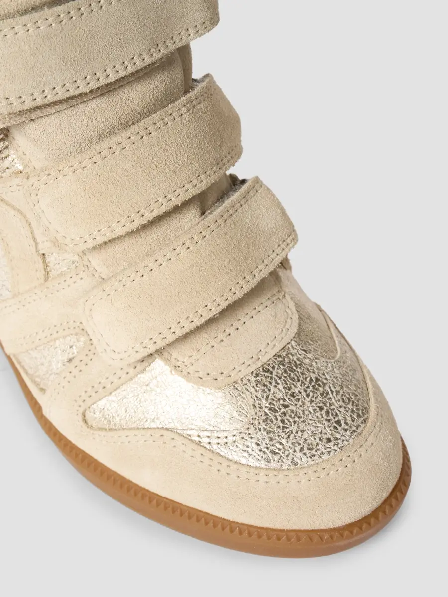 Isabel Marant Women's Bekett Leather High-Top Sneakers | Thumbnail 5