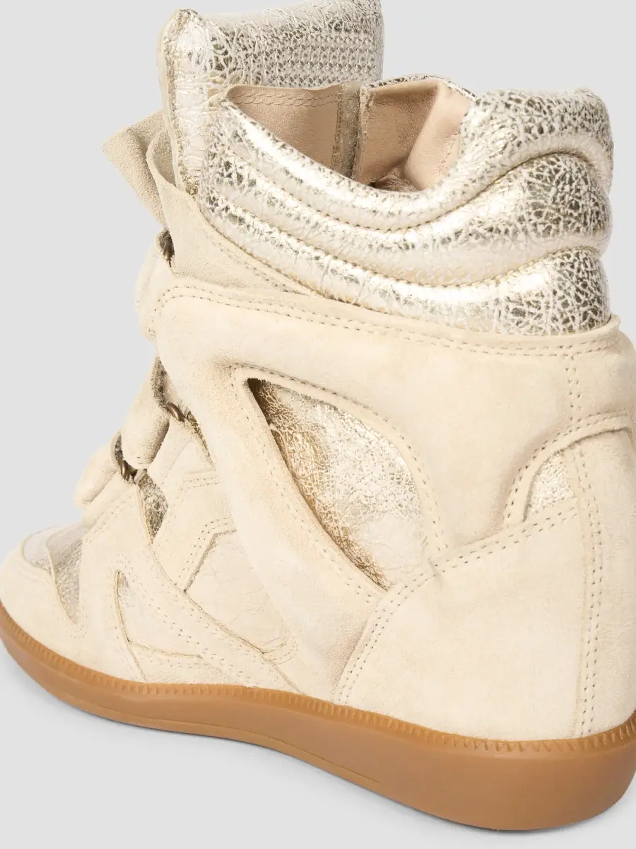 Isabel Marant Women's Bekett Leather High-Top Sneakers | Thumbnail 6