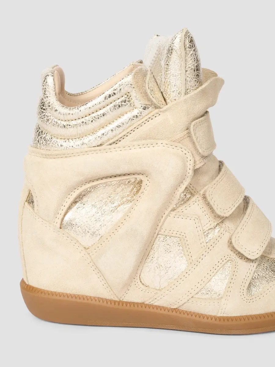 Isabel Marant Women's Bekett Leather High-Top Sneakers | Thumbnail 7