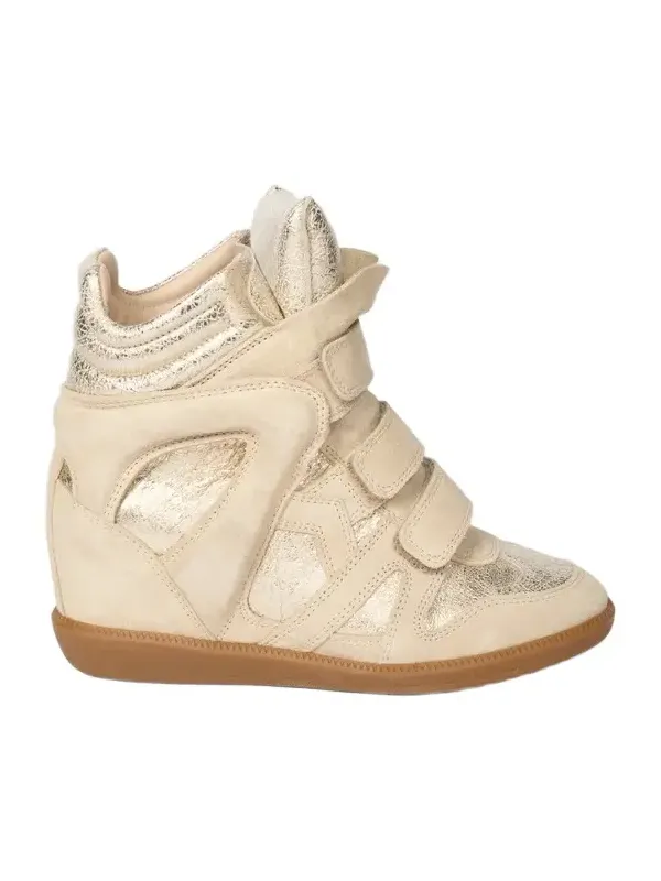 Isabel Marant Women's Bekett Leather High-Top Sneakers