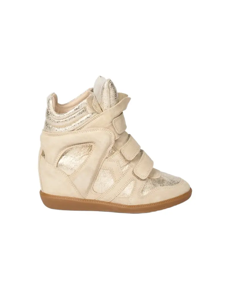 Isabel Marant Women's Bekett Leather High-Top Sneakers