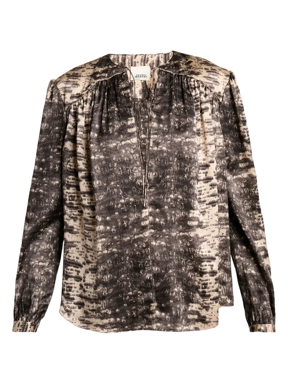 Women's Laraya Printed Silk Blouse Women's Laraya Printed Silk Blouse