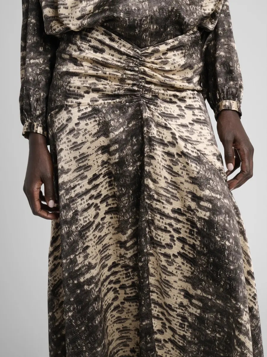 Isabel Marant Women's Laren Silk Midi Skirt | Thumbnail 5 Isabel Marant Women's Laren Silk Midi Skirt | Thumbnail 5