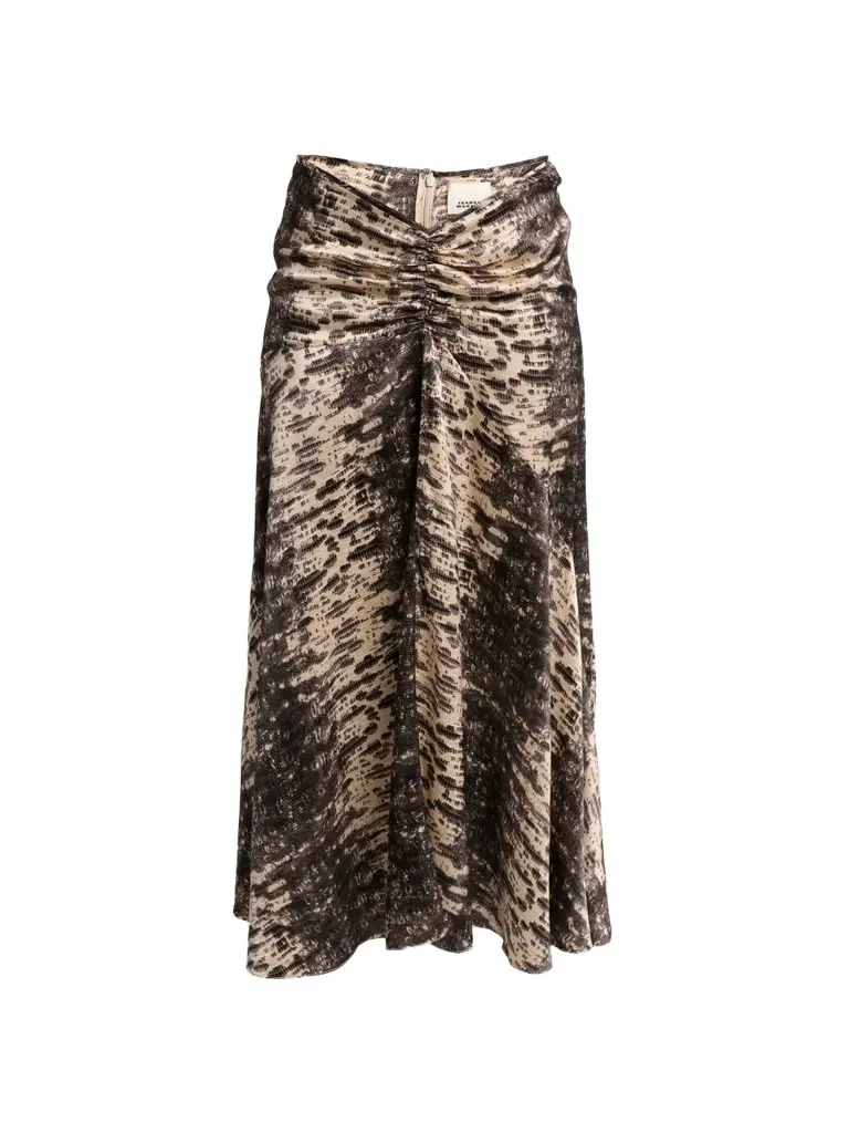 Women's Laren Silk Midi Skirt Women's Laren Silk Midi Skirt