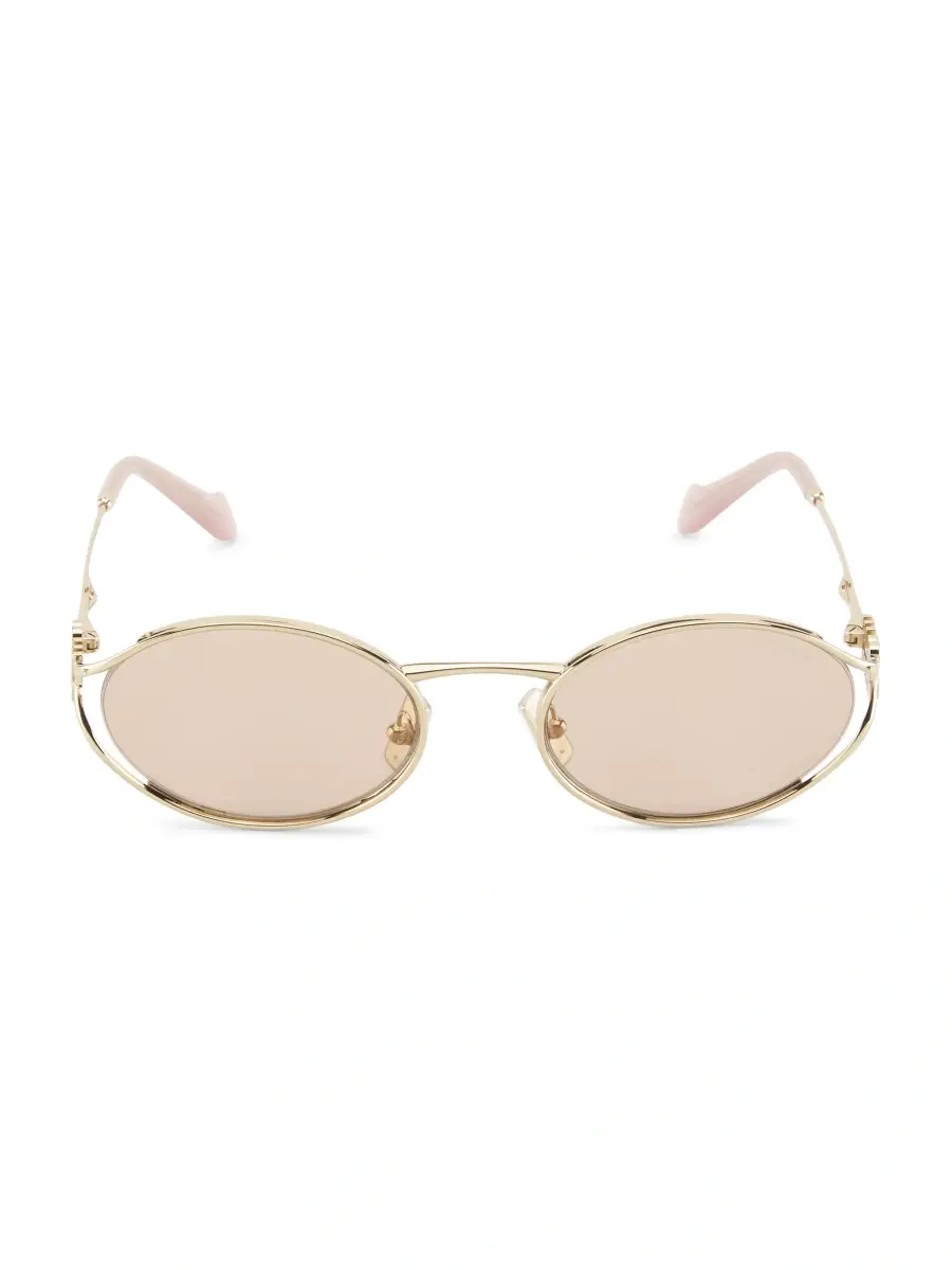 Miu Miu Women's 54MM Metal Round Sunglasses | Thumbnail 2 Miu Miu Women's 54MM Metal Round Sunglasses | Thumbnail 2