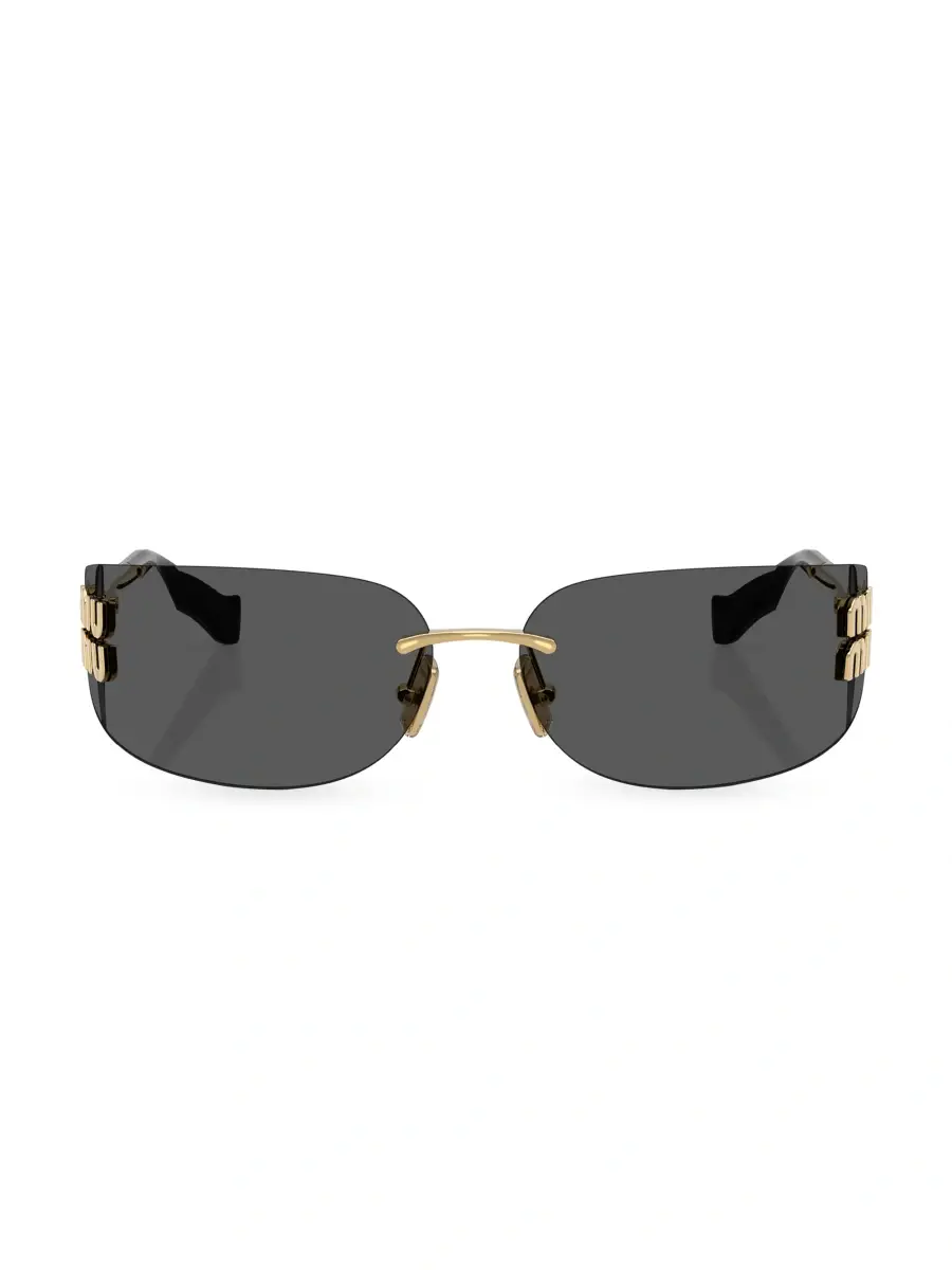 Miu Miu Women's 75MM Rectangular Sunglasses | Thumbnail 2 Miu Miu Women's 75MM Rectangular Sunglasses | Thumbnail 2