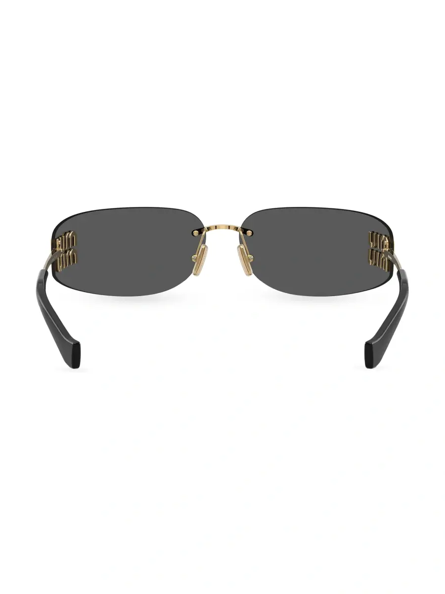 Miu Miu Women's 75MM Rectangular Sunglasses | Thumbnail 3 Miu Miu Women's 75MM Rectangular Sunglasses | Thumbnail 3