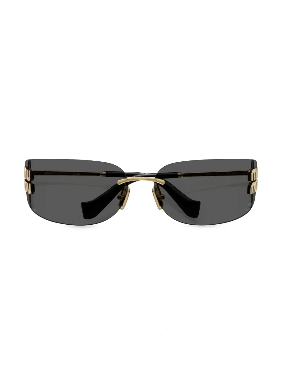 Miu Miu Women's 75MM Rectangular Sunglasses | Thumbnail 5 Miu Miu Women's 75MM Rectangular Sunglasses | Thumbnail 5