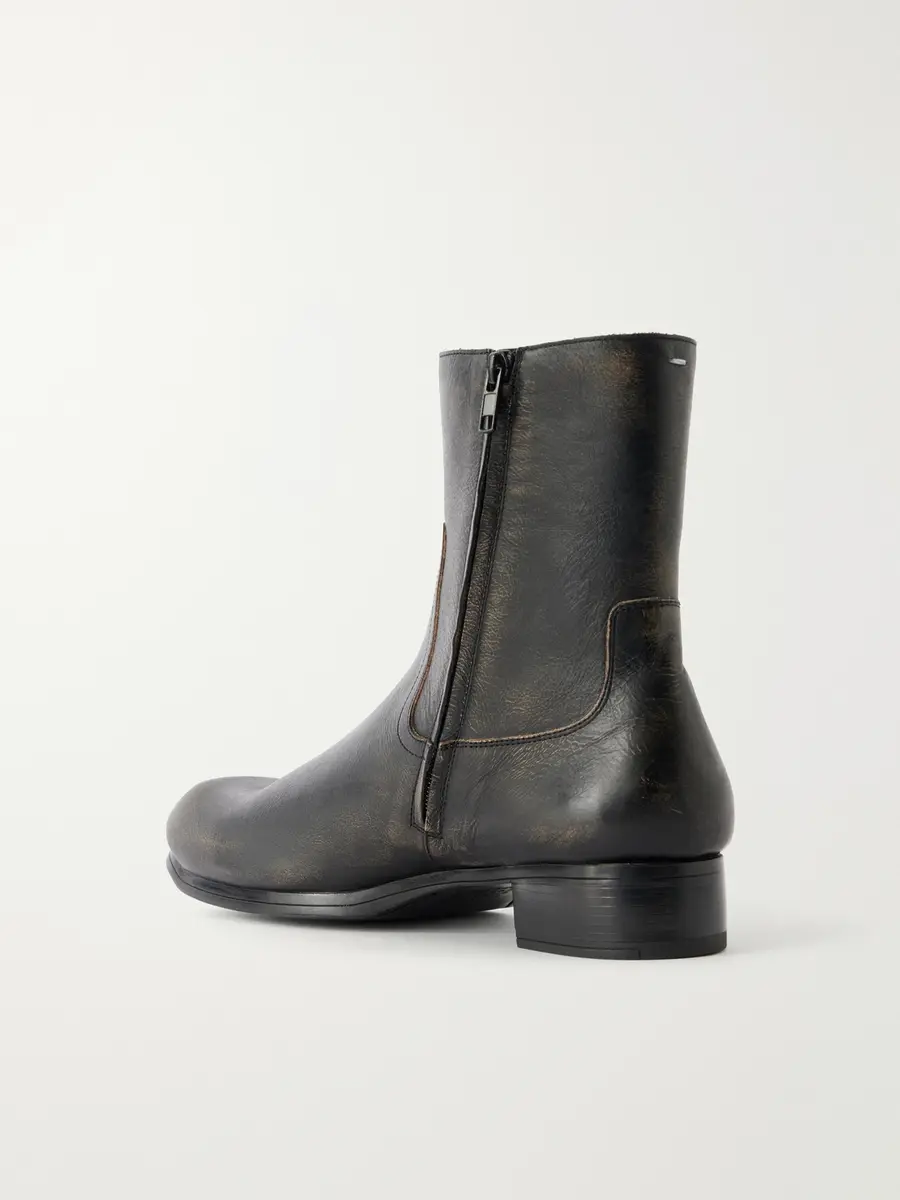 Maison Margiela Float Leather Chelsea Boots - Men | Thumbnail 4 Maison Margiela Float Leather Chelsea Boots - Men | Thumbnail 4