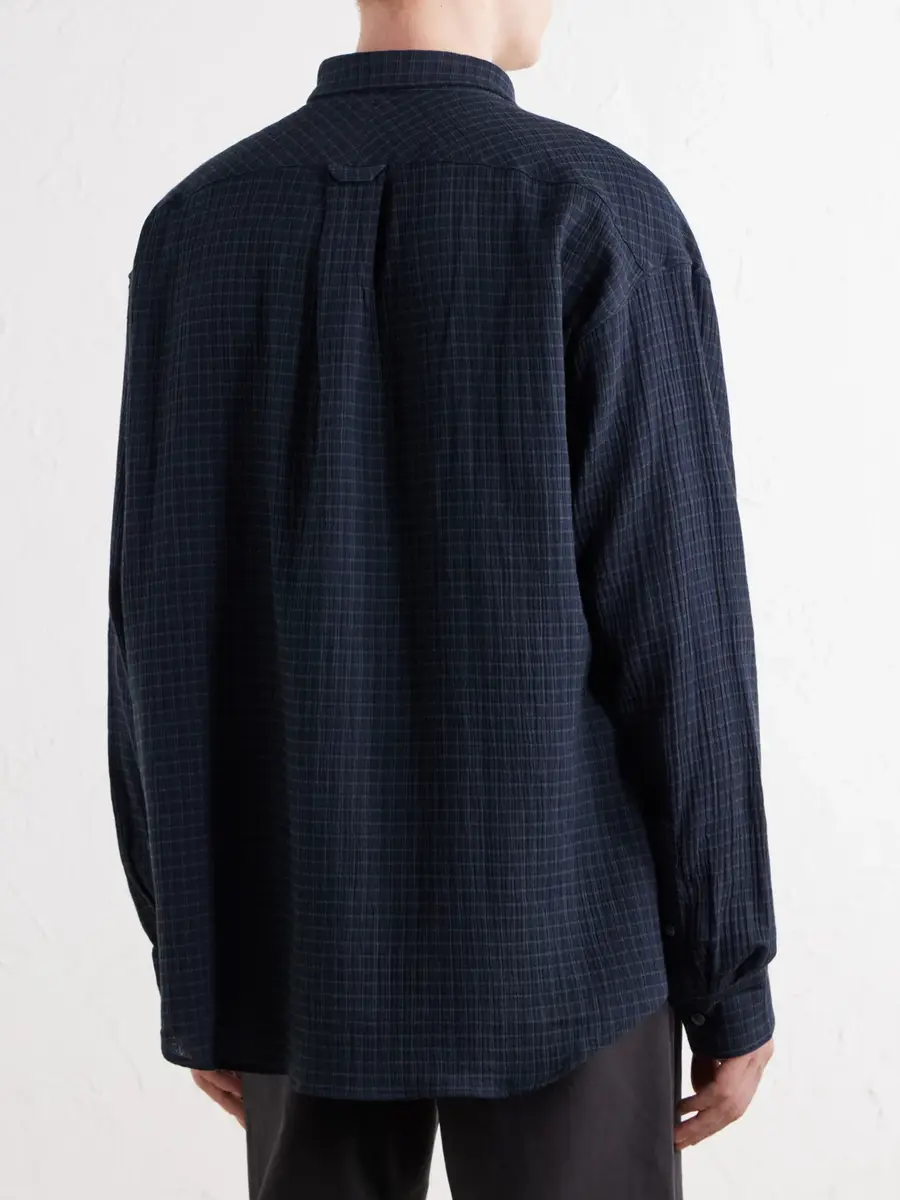 A Kind Of Guise Banita Button-Down Collar Checked Organic Cotton-Seersucker Shirt - Men | Thumbnail 4 A Kind Of Guise Banita Button-Down Collar Checked Organic Cotton-Seersucker Shirt - Men | Thumbnail 4