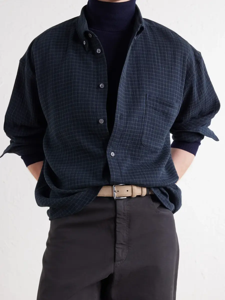 A Kind Of Guise Banita Button-Down Collar Checked Organic Cotton-Seersucker Shirt - Men | Thumbnail 5 A Kind Of Guise Banita Button-Down Collar Checked Organic Cotton-Seersucker Shirt - Men | Thumbnail 5