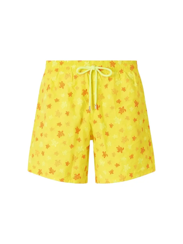 Vilebrequin Mistral Straight-Leg Mid-Length Embroidered Recycled Swim Shorts - Men